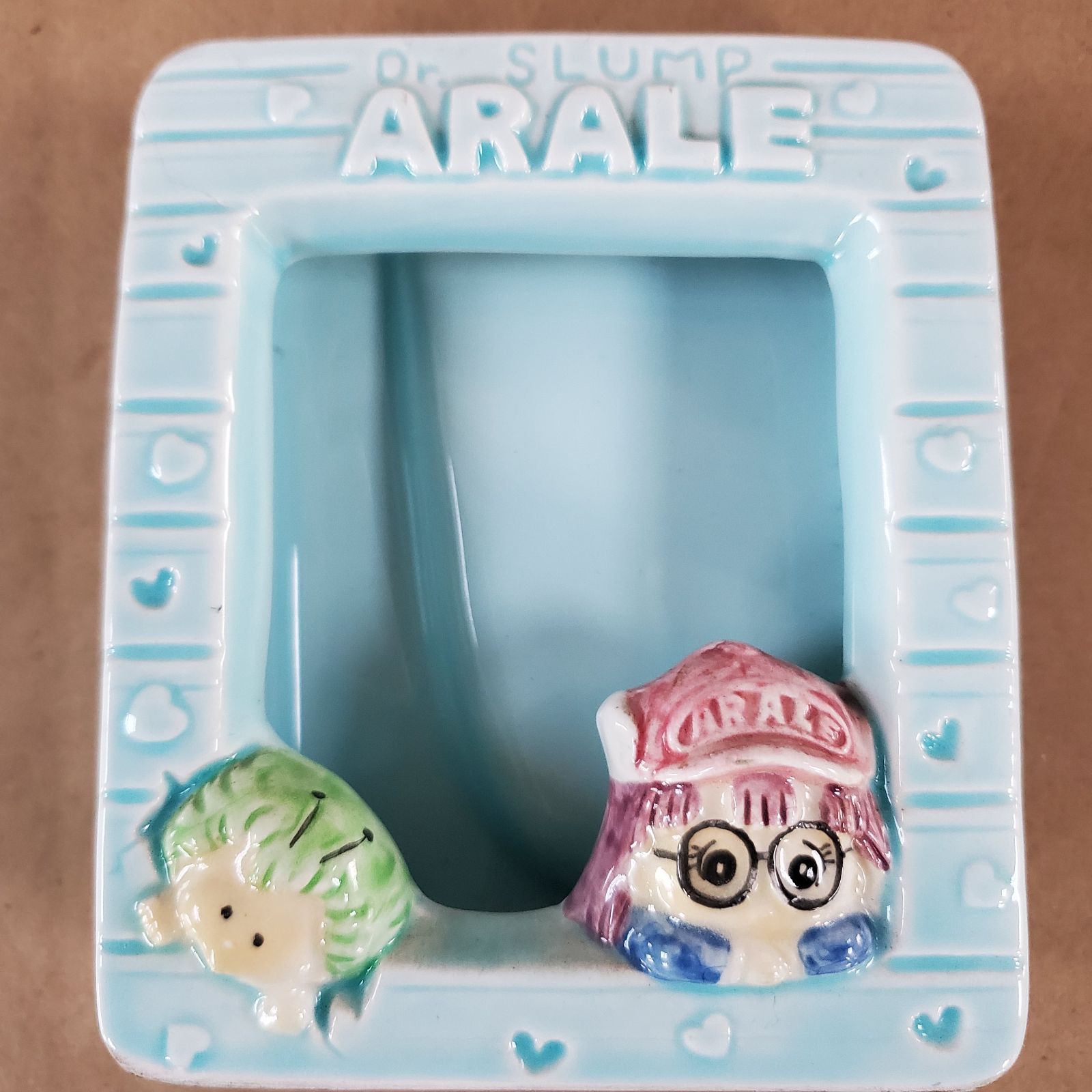 レア 陶器製 Dr.スランプ アラレちゃん 昭和レトロ フォトフレーム Dr