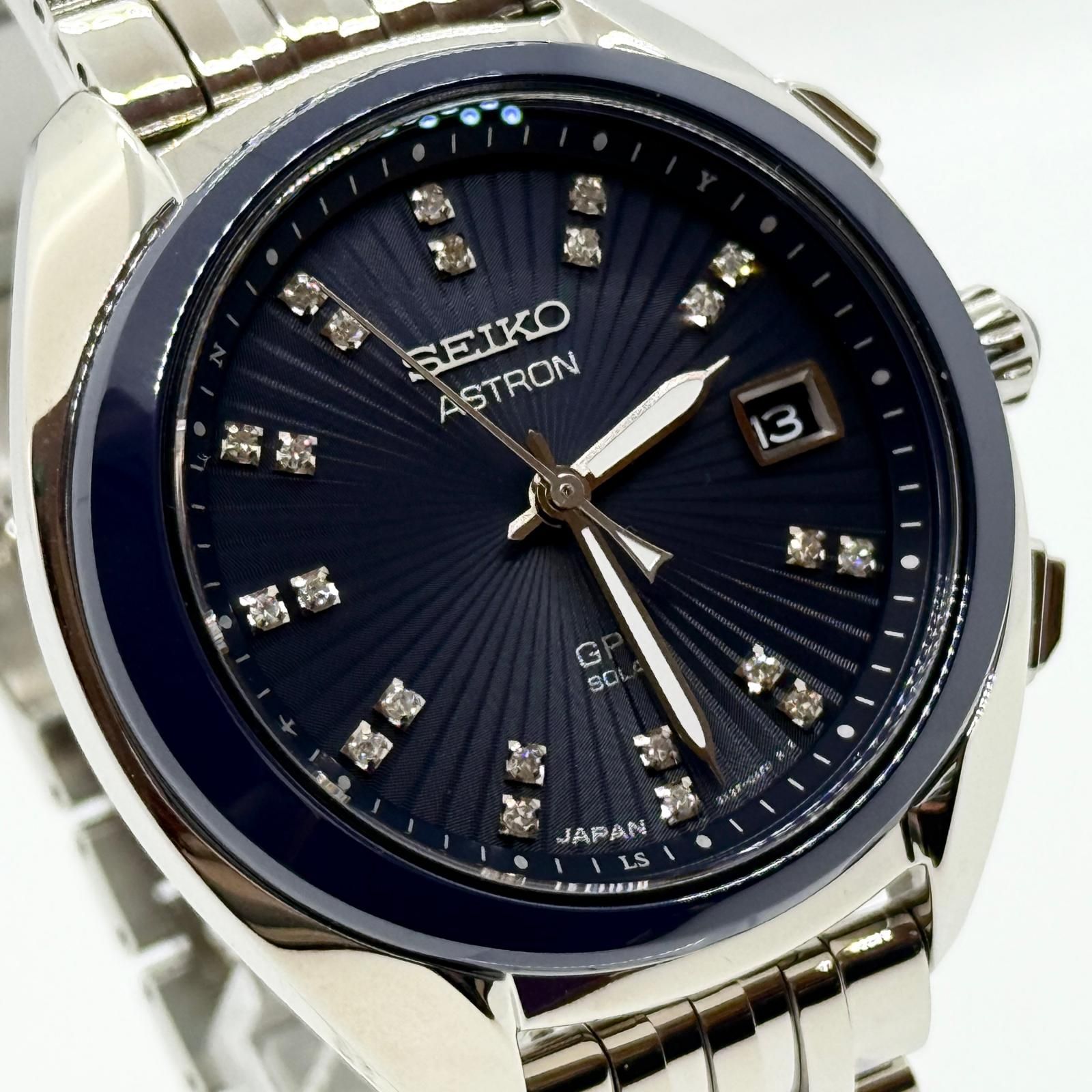SEIKO セイコー 3X22-0AA0 ASTRON アストロン GPS STXD007 ネイビー 