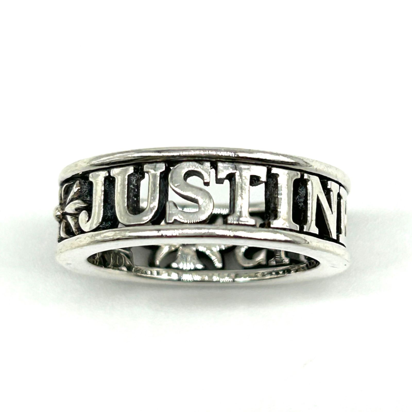 美品】Justin Davis ジャスティンデイビス ラブリング SV 925 20号 