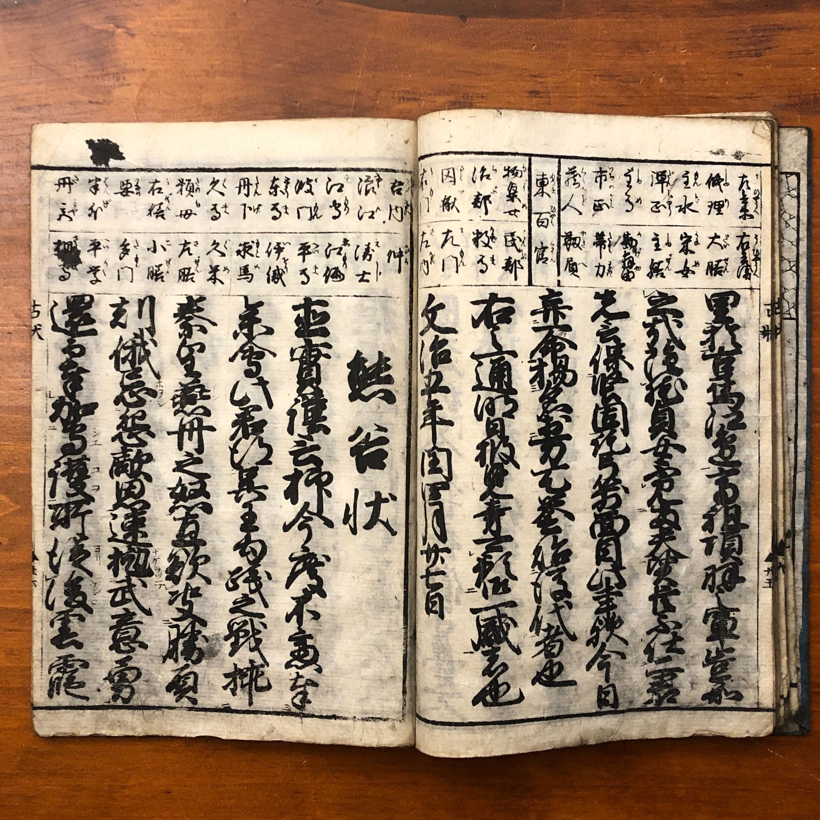 弘化古状揃倭錦 完 東都書林 山崎屋清七 ☆和本/往来物/教科書/大本