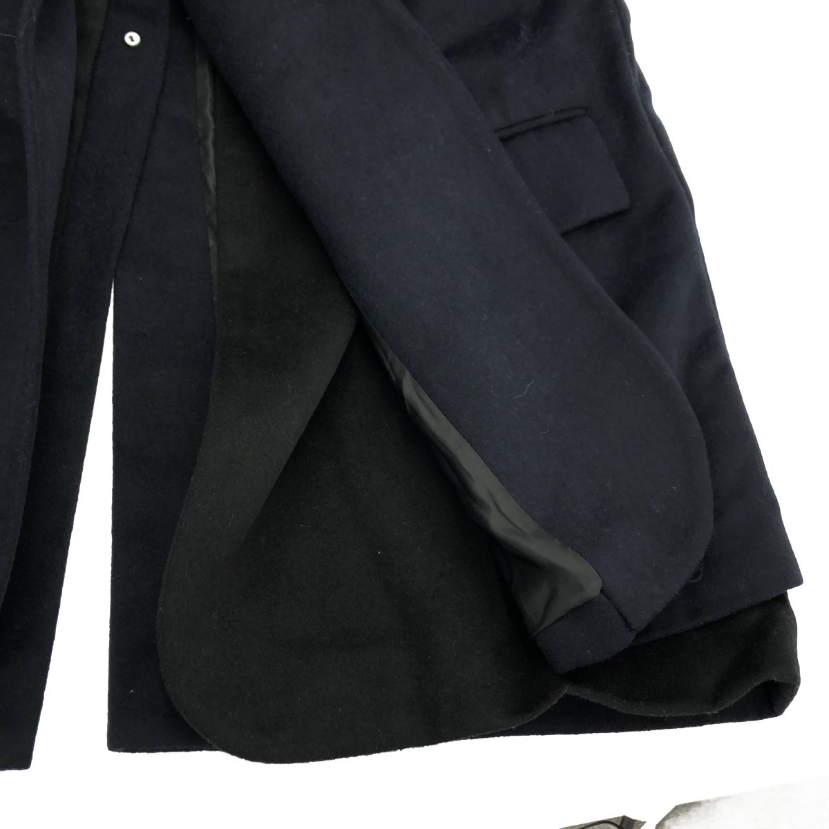 rokh ロク 23AW DOUBLE LAYERS TAILORED COAT ダブルレイヤード