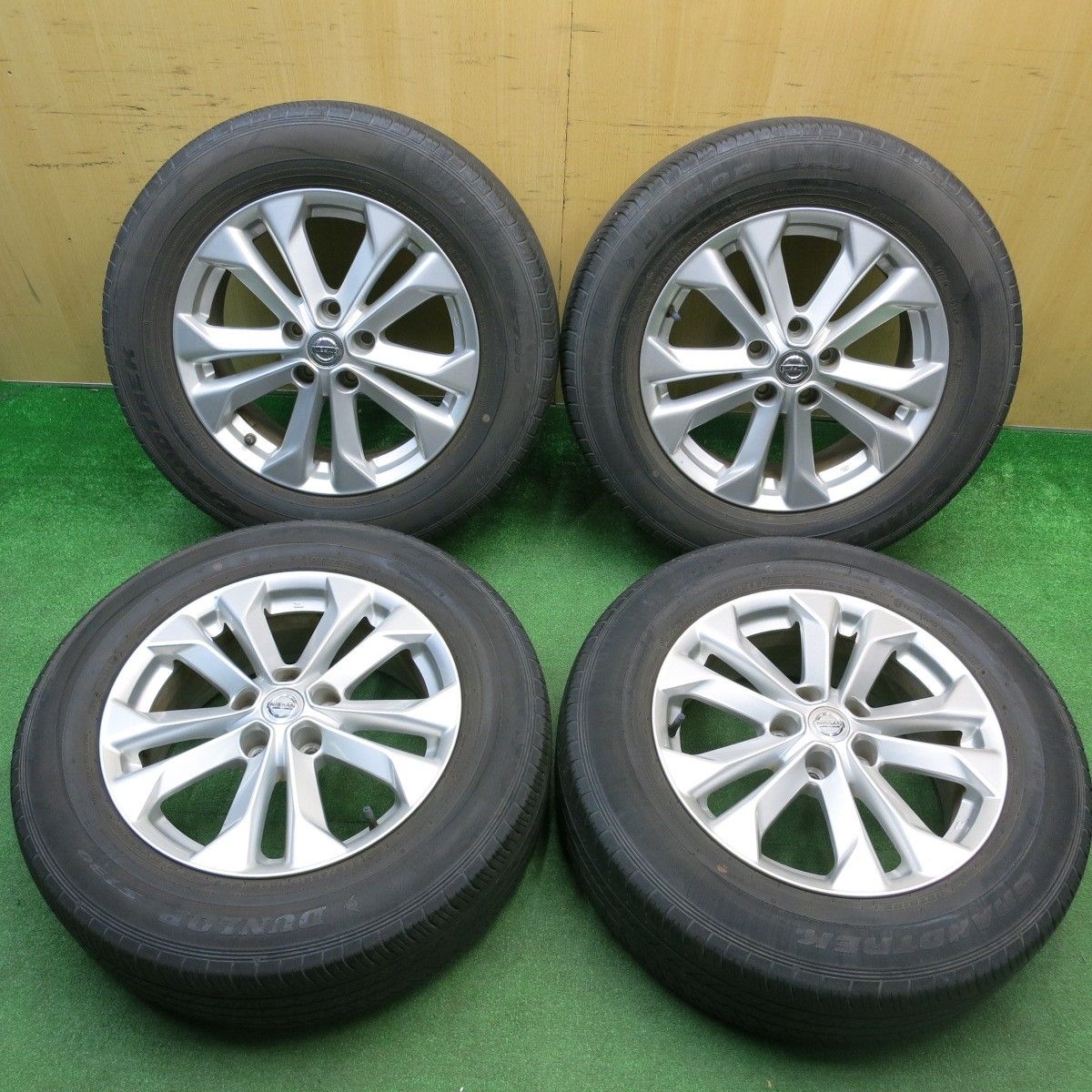 4本価格☆日産 T32 エクストレイル 純正 225/65R17 ダンロップ ST30 