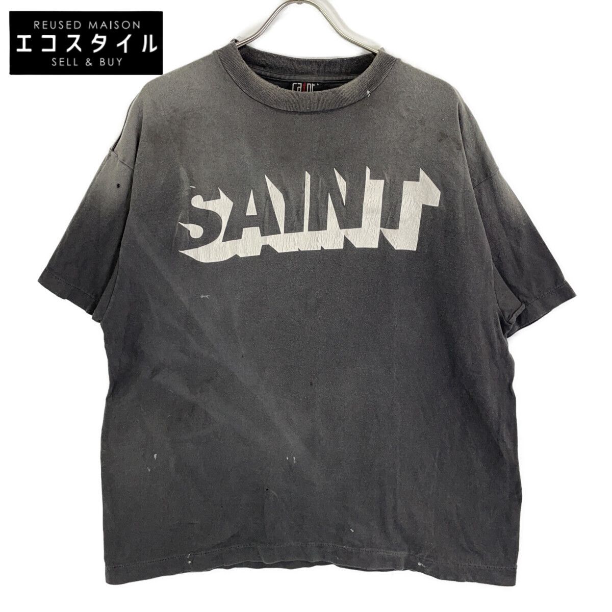 SAINT MICHAEL セントマイケル ｸﾞﾚｰ SM-HR1-0000-008 SAINT Tｼｬﾂ L 