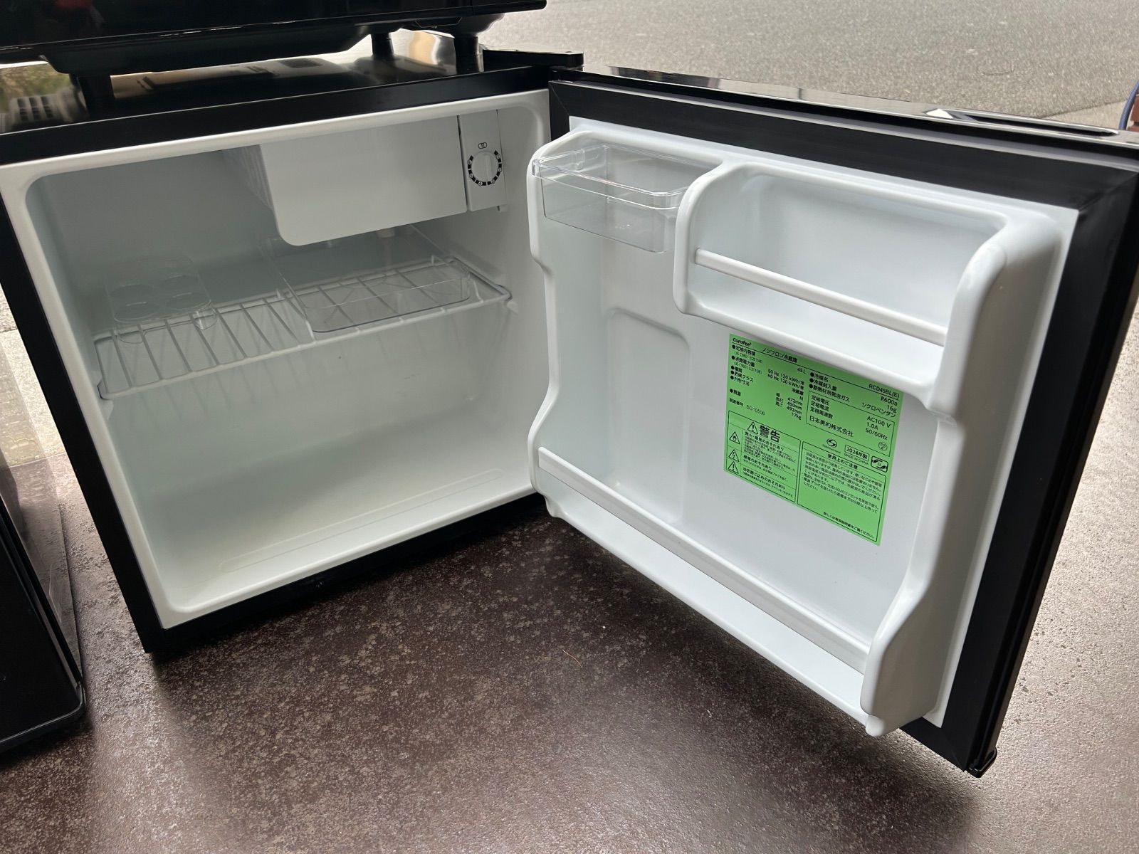 2025年製 COMFEE' 家電3点セット ノンフロン冷凍庫 62L ノンフロン