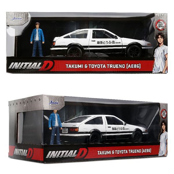 1:24 INITIAL D. TOYOTA TRUENO（AE86）w/ TAKUMI 【イニシャル D