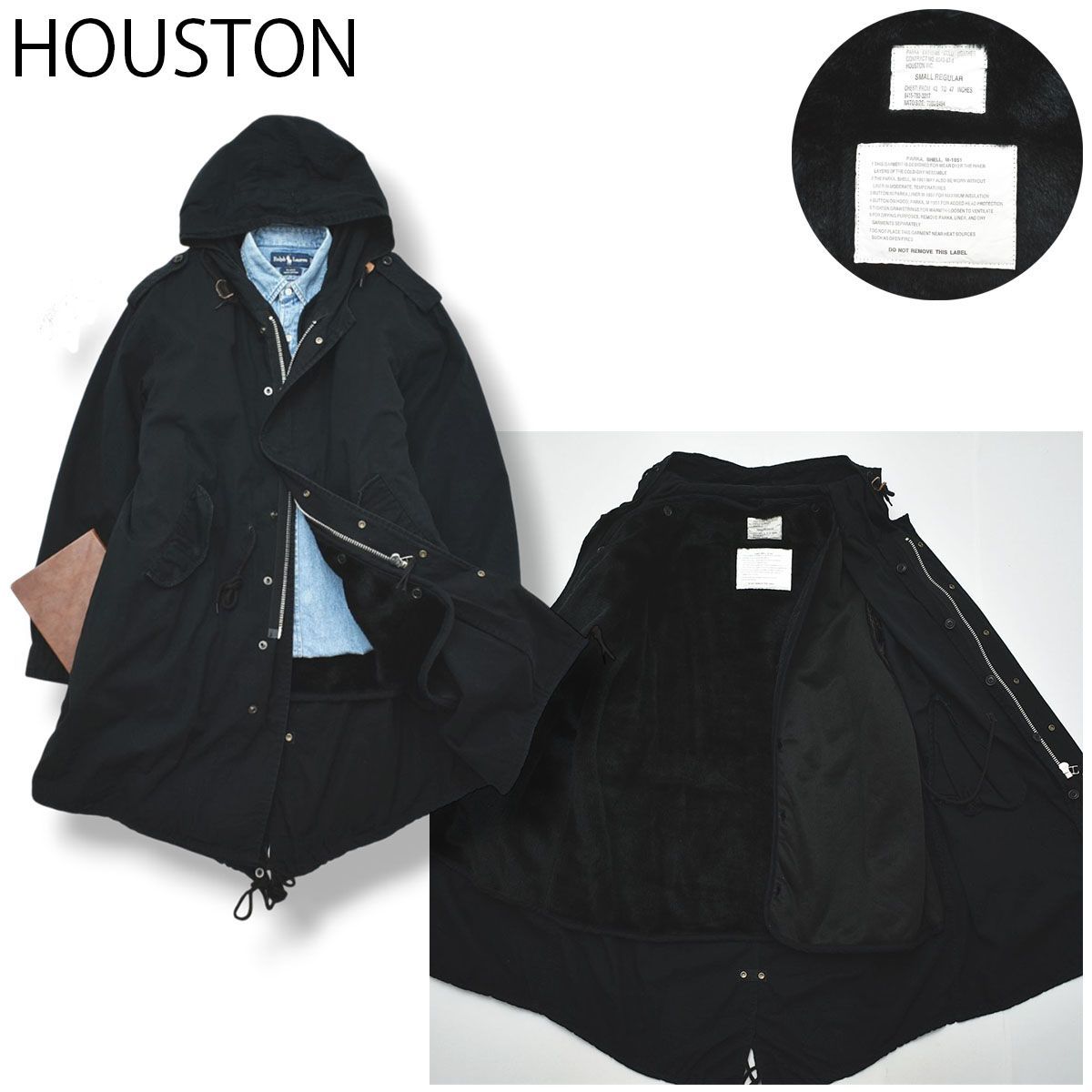 名作】 ヒューストン Houston M-1951 パーカー モッズコート