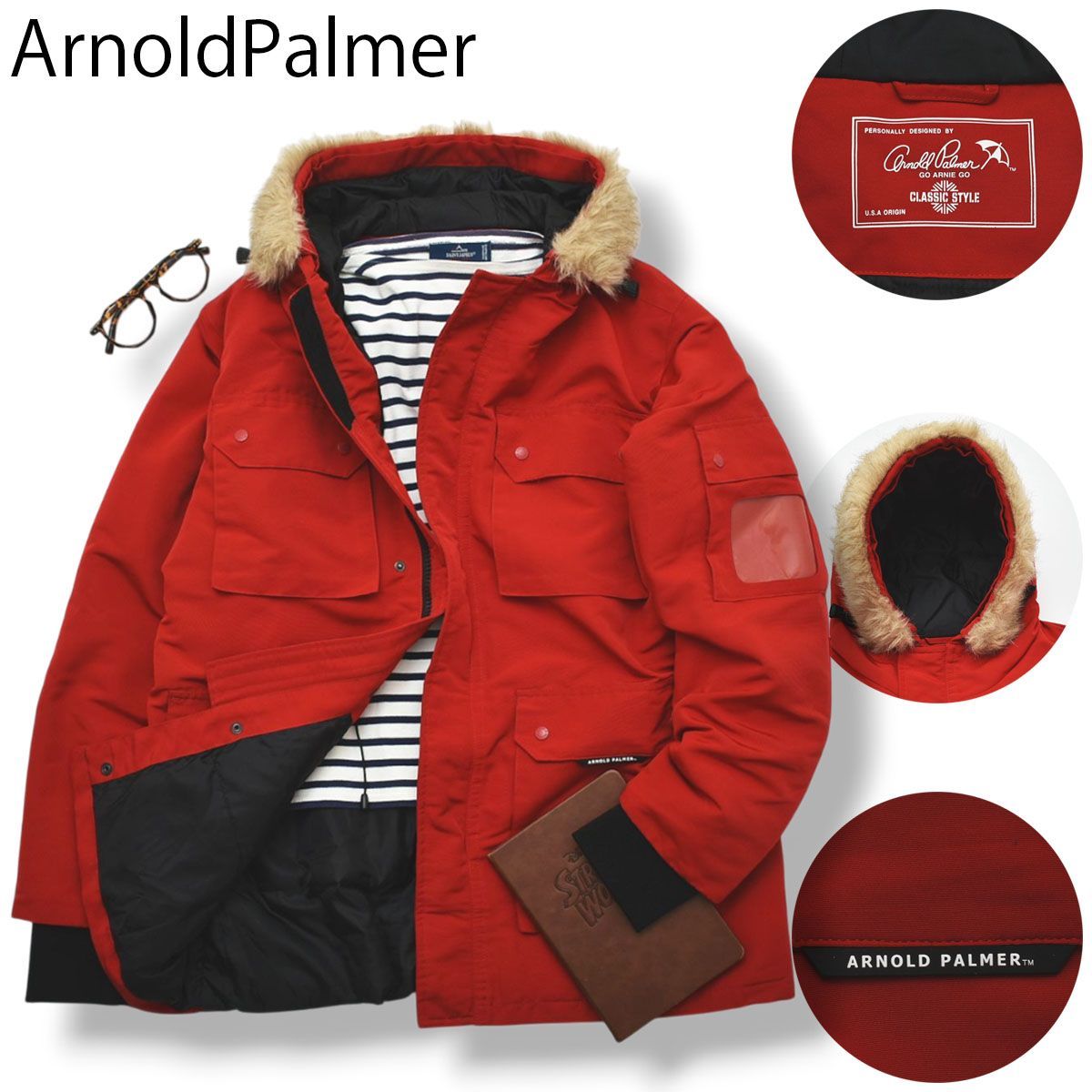 極美品】 【保温性・吸湿発熱機能】 アーノルドパーマー ArnoldPalmer 