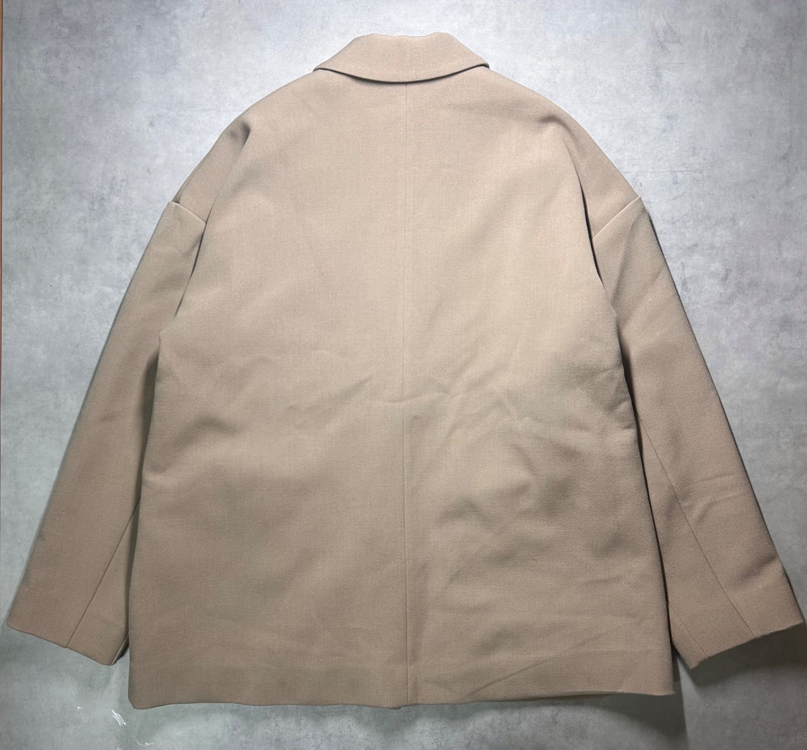 MOUSSY マウジー オーバーサイズ テーラードジャケット ベージュ 