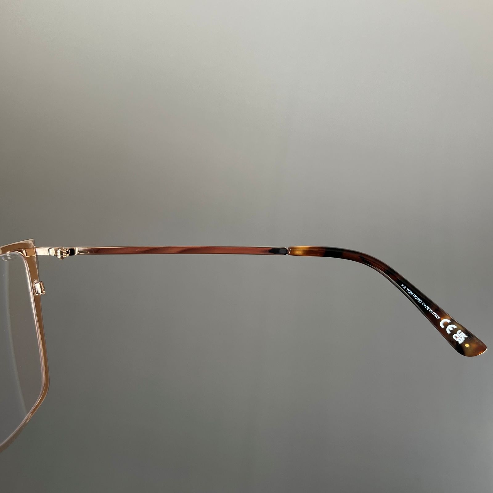 トムフォード メガネ TOM FORD キャットアイ 眼鏡 ゴールド ブラウン