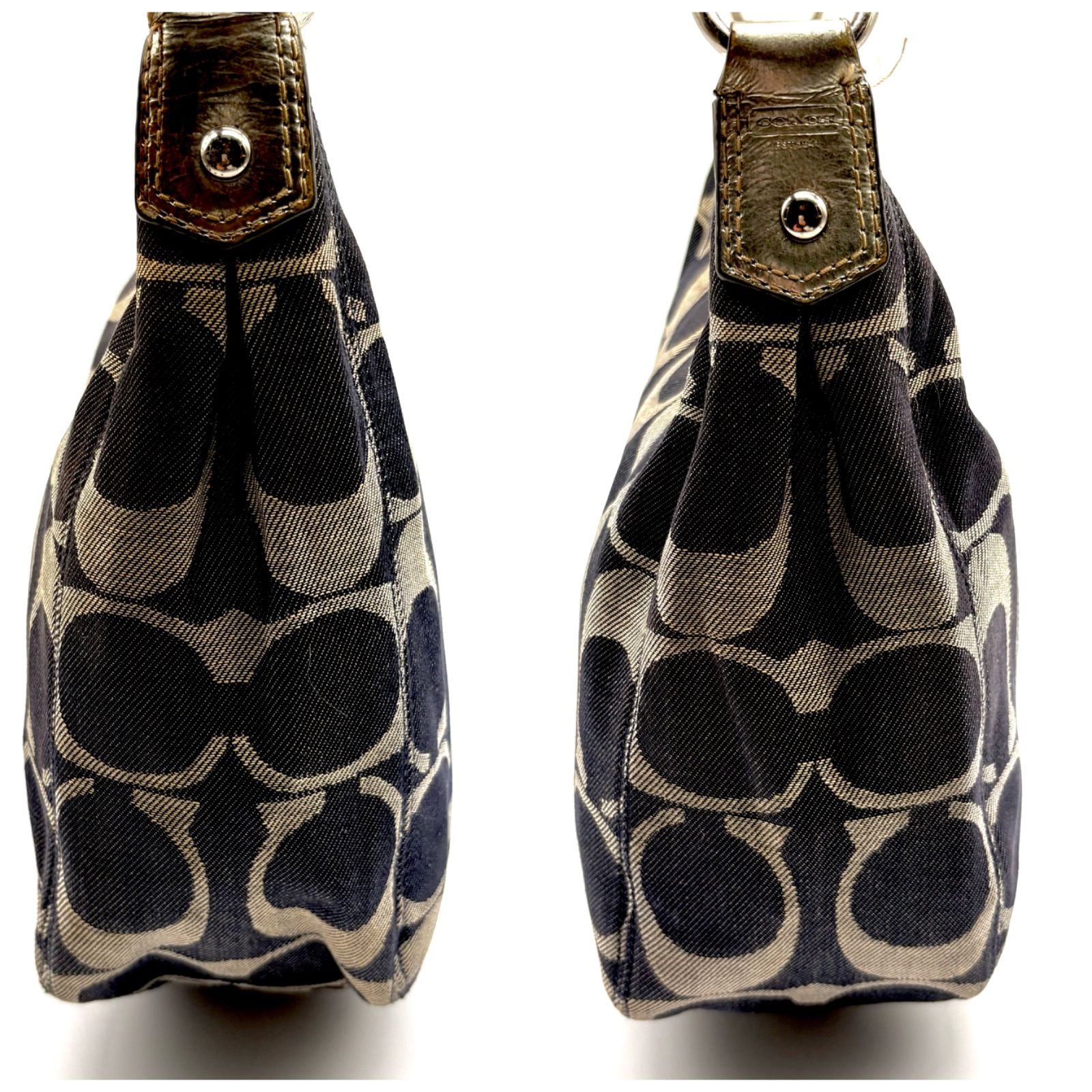 希少】COACH y2k signature denim oneshoulderbag コーチ シグネチャー