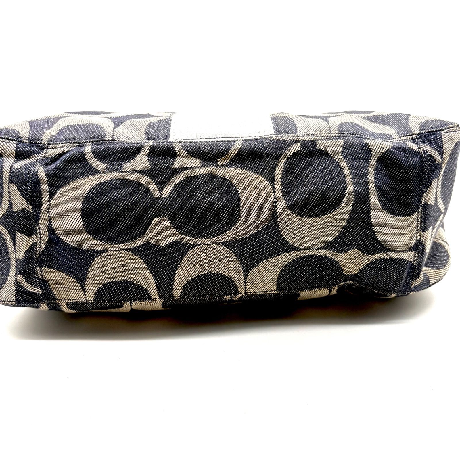 希少】COACH y2k signature denim oneshoulderbag コーチ シグネチャー