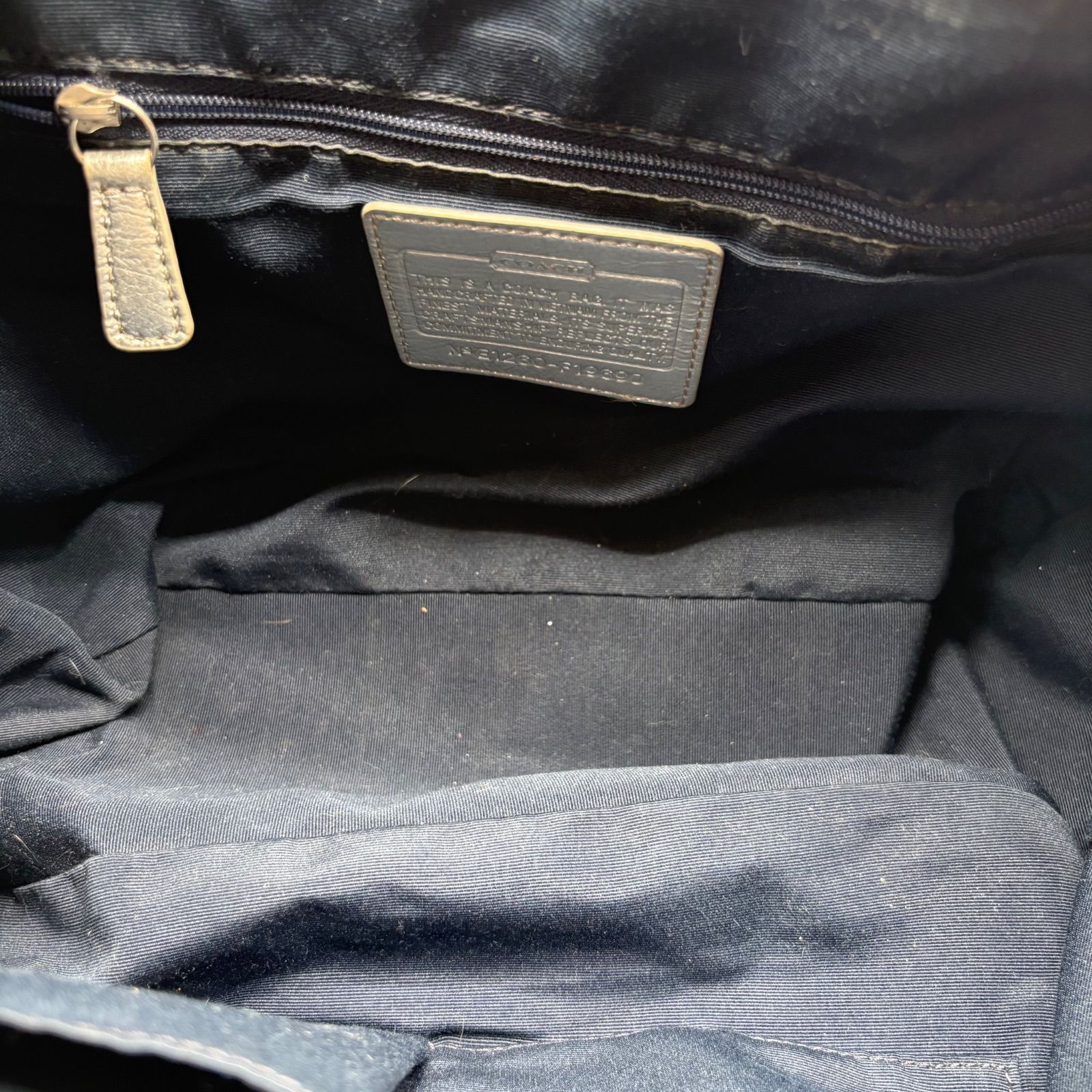 希少】COACH y2k signature denim oneshoulderbag コーチ シグネチャー