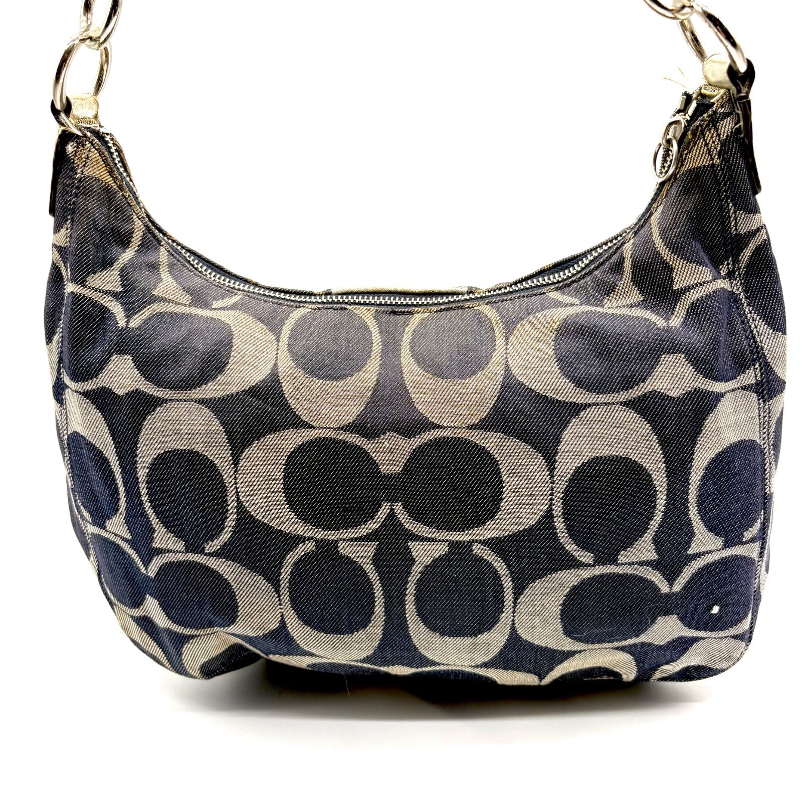 希少】COACH y2k signature denim oneshoulderbag コーチ シグネチャー