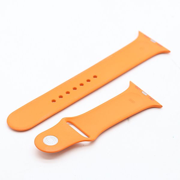 箱付 エルメス アップルウォッチ 純正ラバーベルト 44mm オレンジ