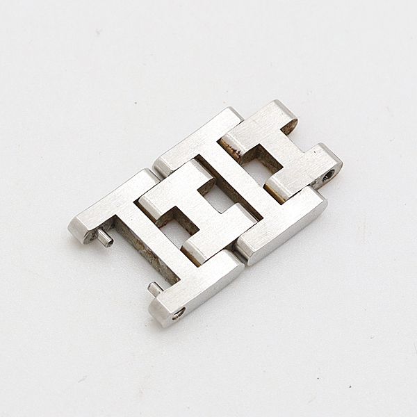 良品 エルメス クリッパー CL4.220 純正コマ 2コマ シルバー/ゴールド