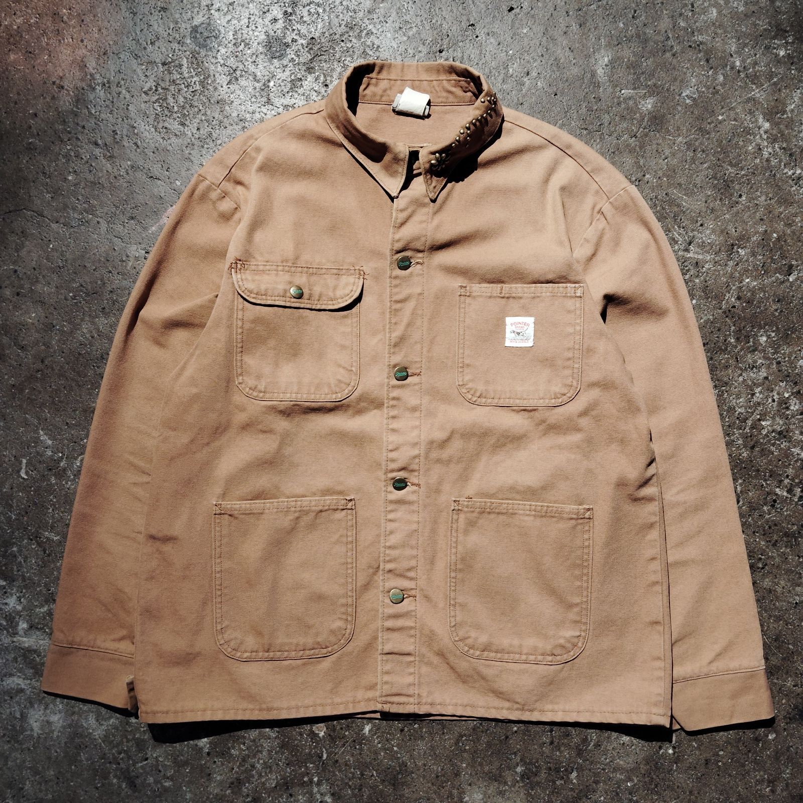 POINTER USA製 Brown Duck Chore Coat スタッズカスタム ポインター