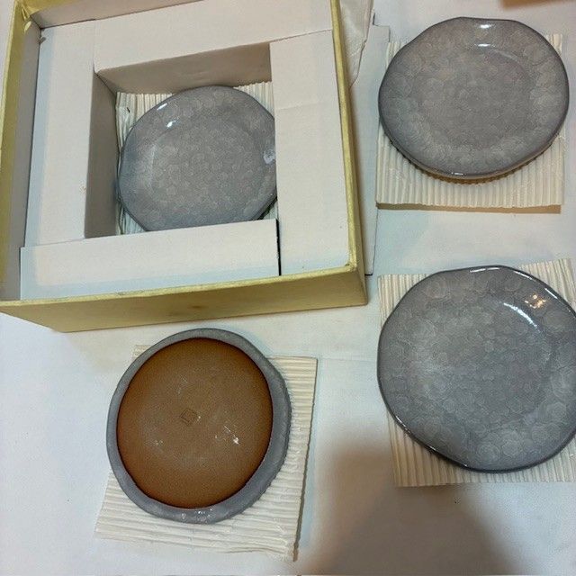 京焼・清水焼 】陶あん 花結晶 銘々皿 13cm 4枚セット - メルカリ