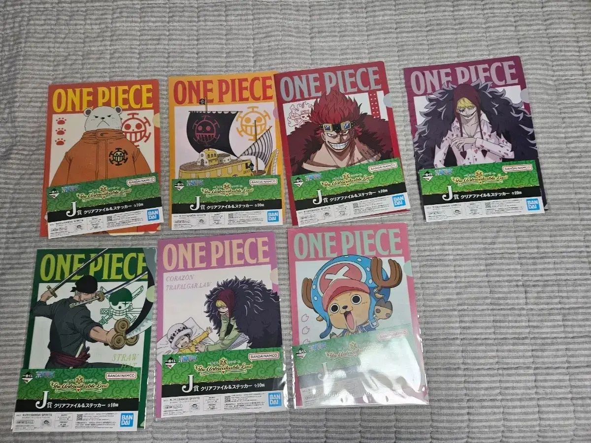 新作登場，人気セール ONE PIECE 一番くじ J賞 クリアファイル u0026 ステッカー セット まとめ売り その他