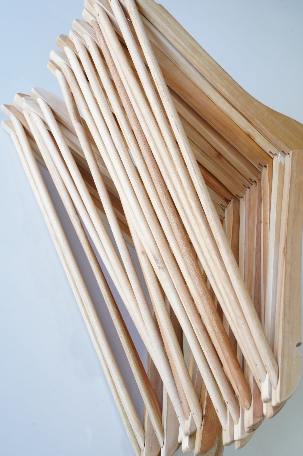 ニトリ（NITORI）木製ハンガー 40本 まとめ売り メンズ約44cm 店舗什器