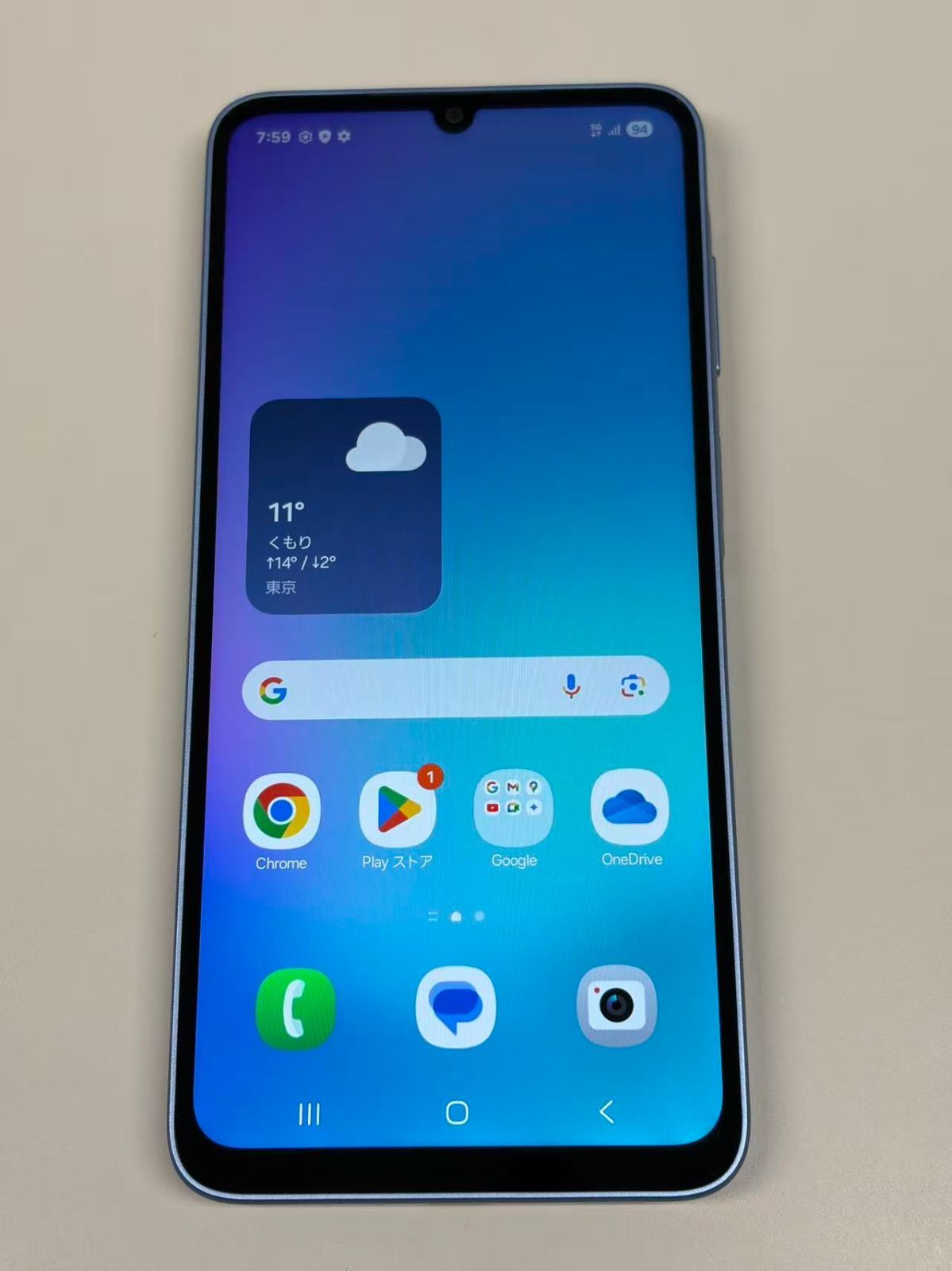 新品同様品 SIMフリーau Galaxy A25 5G SCG33 ブルー - メルカリ