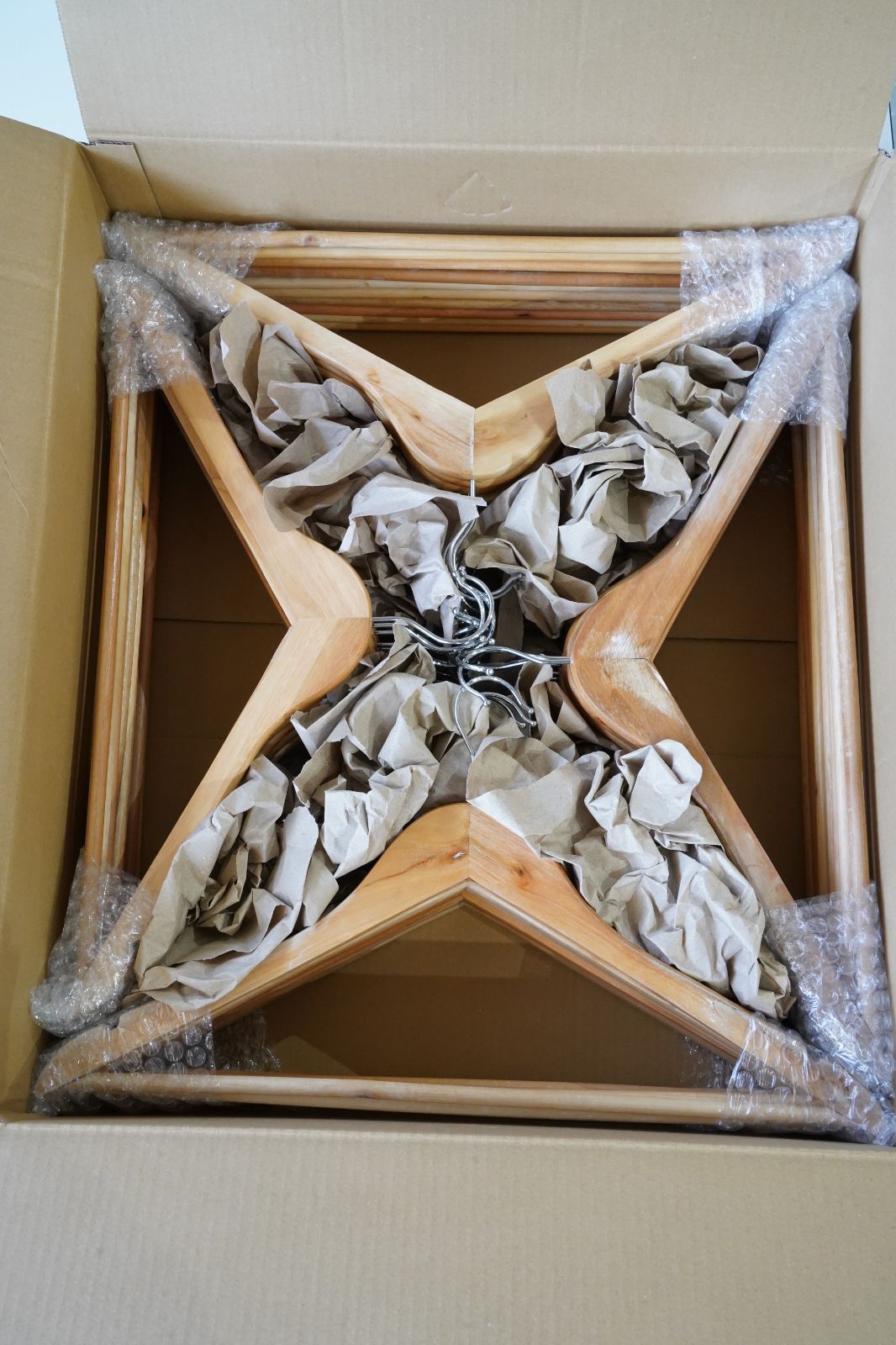 ニトリ（NITORI）木製ハンガー 40本 まとめ売り メンズ約44cm 店舗什器