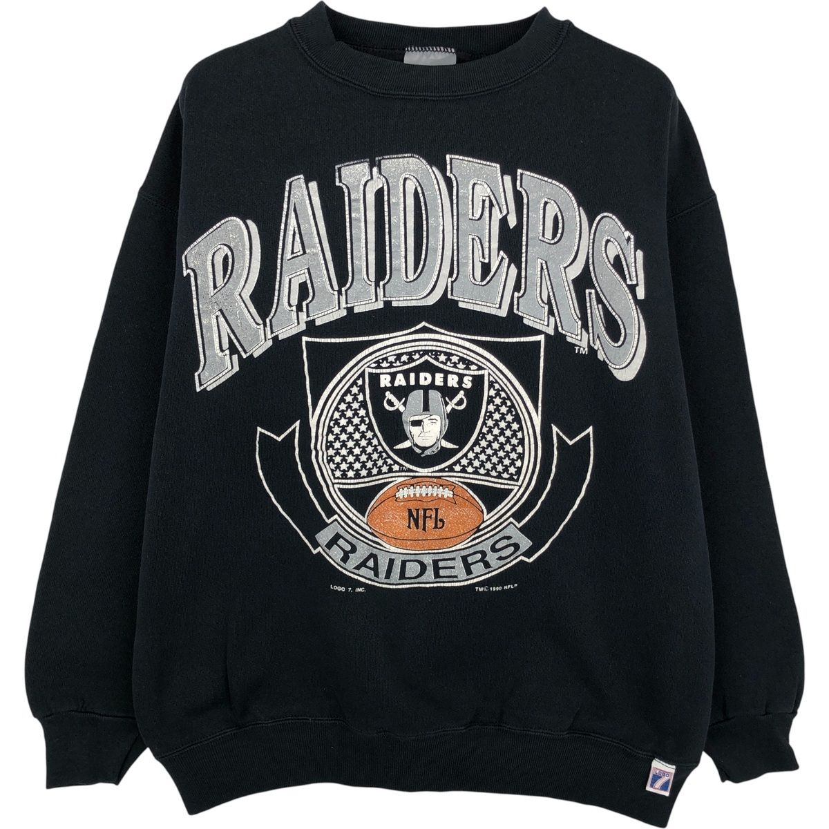 古着 90年代 ロゴセブン LOGO7 NFL LAS VEGAS RAIDERS ラスベガス