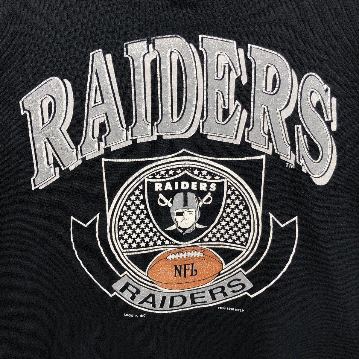 古着 90年代 ロゴセブン LOGO7 NFL LAS VEGAS RAIDERS ラスベガス