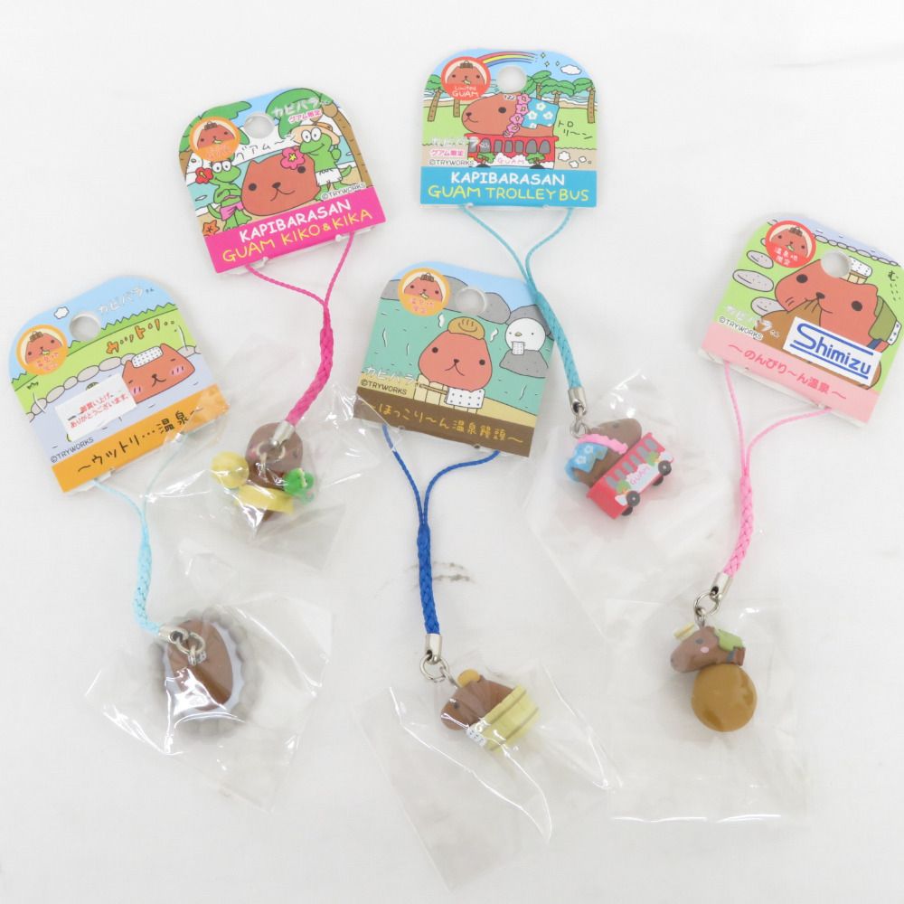 カピバラさん ご当地ストラップ 経年汚れ有 空港/リゾート/ご当地