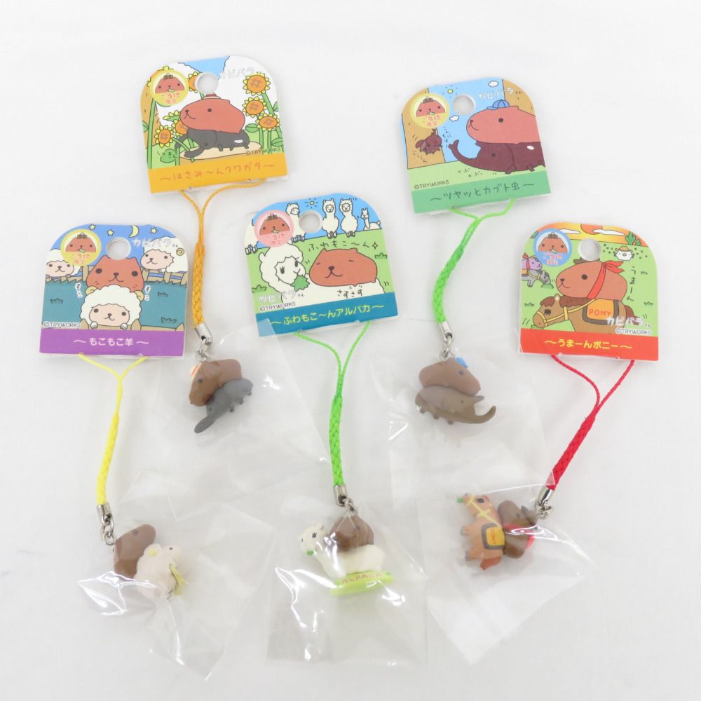 カピバラさん ご当地ストラップ 経年汚れ有 空港/リゾート/ご当地