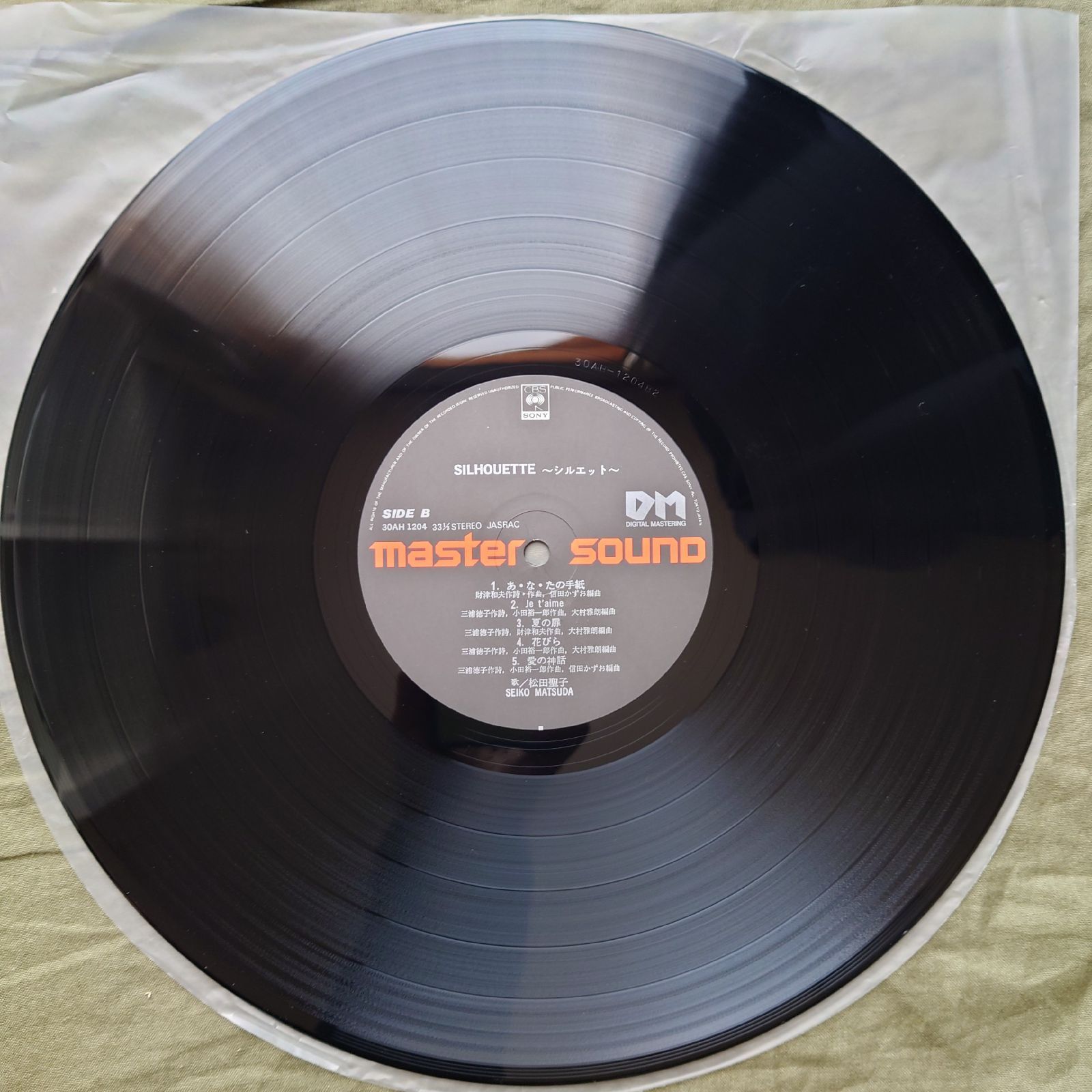 傷なし美盤 美ジャケ 新品並み 高音質MASTER SOUND 1981年 松田聖子 LP 