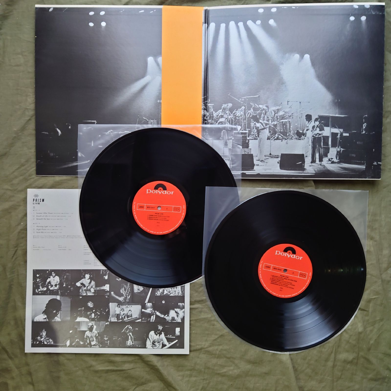美盤 1979年 プリズム Prism 2枚組LPレコード Prism Live 帯付 Jazz