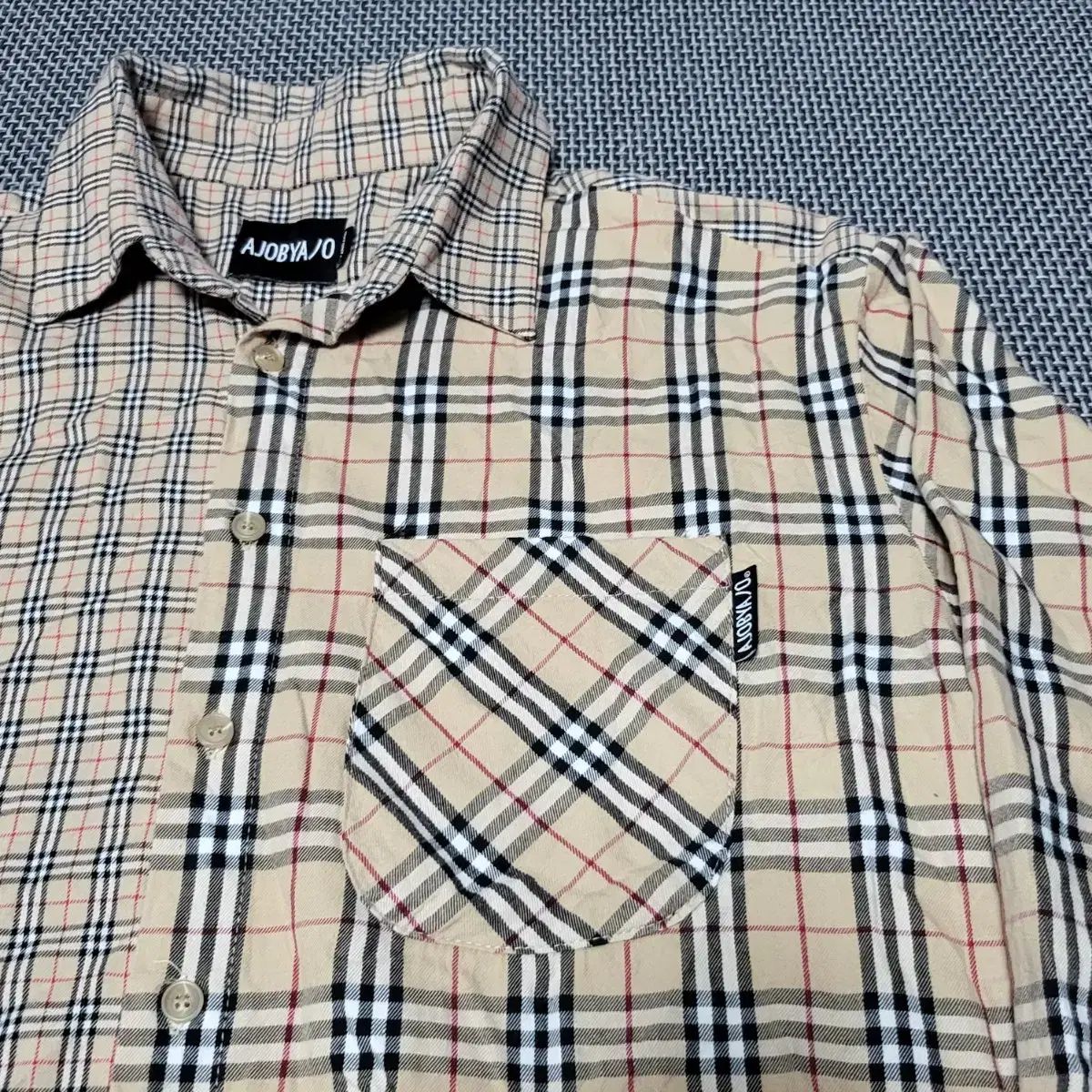 時間限定セール 60%OFF アジョバイアジョ ノヴァチェック コットン シャツ (F/100-105)