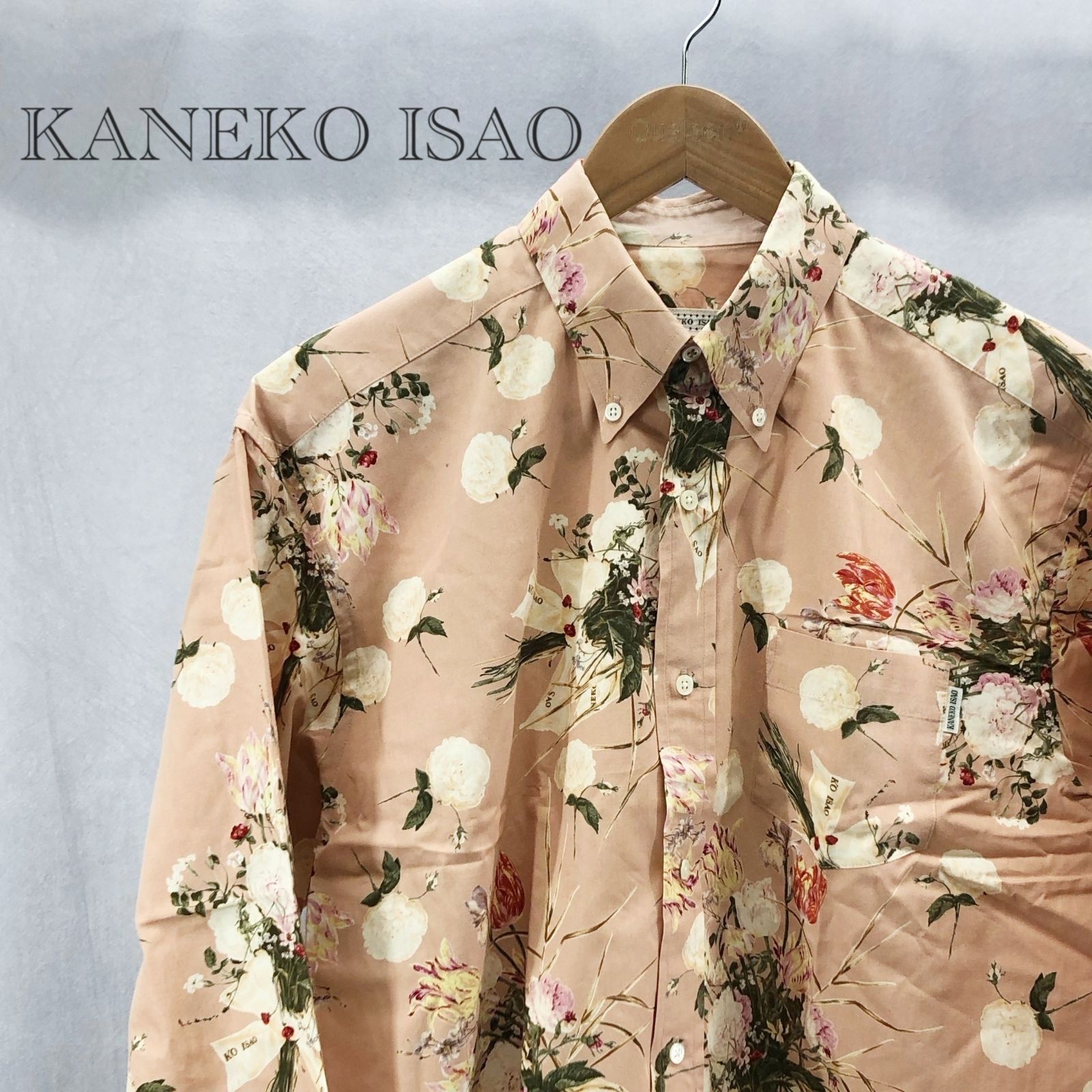 KANEKO ISAO カネコイサオ 花柄 シャツ K61FB03 長袖シャツ ワイシャツ