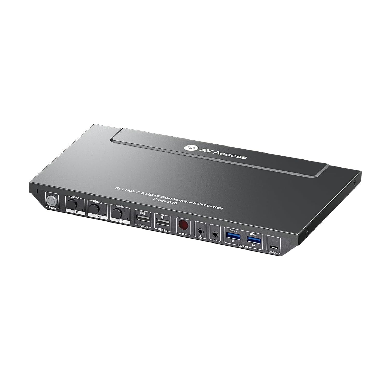 AV Access USB-C KVM スイッチ ドッキングステーション | デュアル