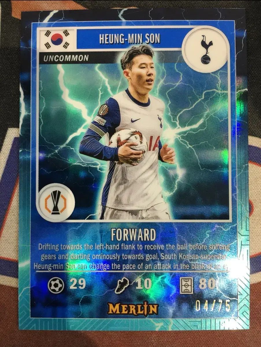 Topps Merlin ソン・フンミン /75 限定 サッカーカード