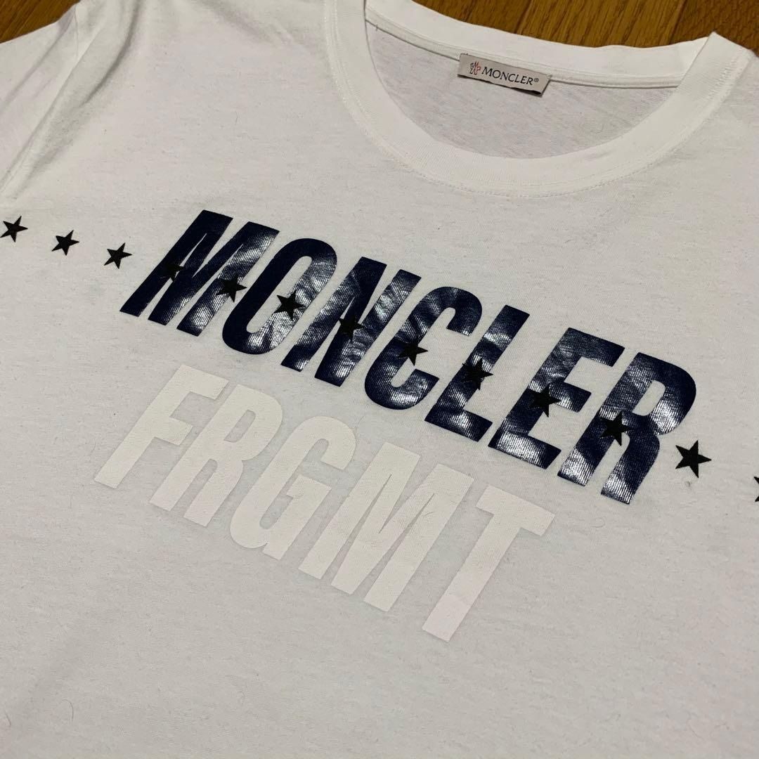 モンクレール フラグメント Tシャツ ホワイト L 国内正規品 4S9
