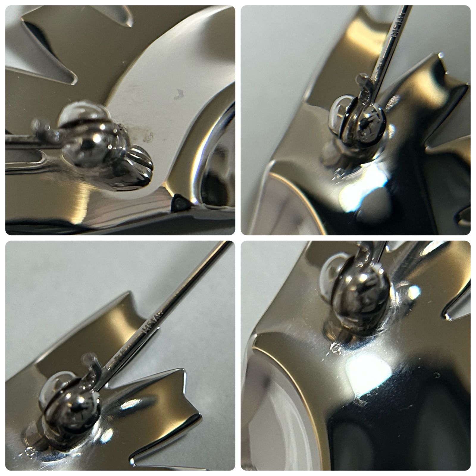 ジョージジェンセン ブローチ ハーフ デイジー AG925 Georg Jensen