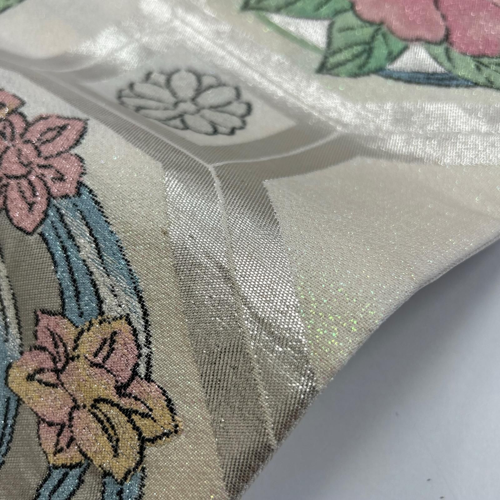 袋帯 正絹 宝相華 煌めく花草 六通 MA-4190 - メルカリ