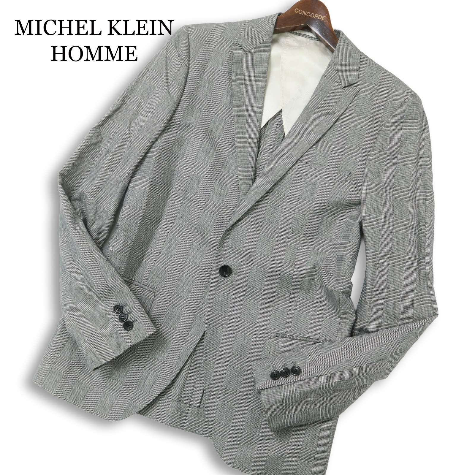 MICHEL KLEIN HOMME ミッシェルクラン オム 春夏 麻 リネン混☆ グレン 