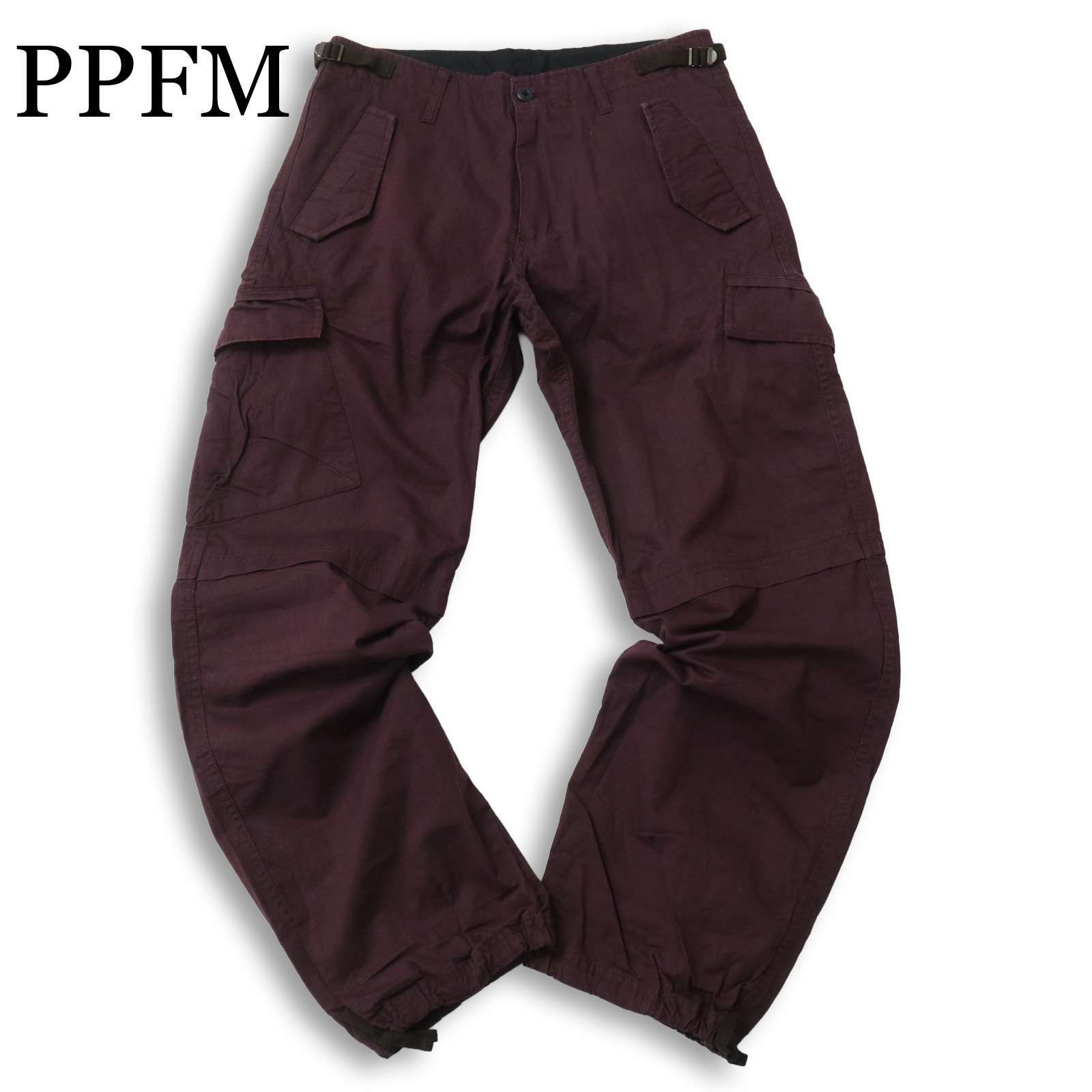 PPFM ペイトンプレイス 通年☆ 裾絞り ミリタリー カーゴ ワーク 