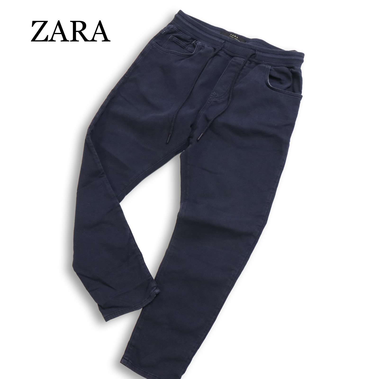 ZARA ザラ 通年 ストレッチ デニム スウェット☆ イージー ジョガー
