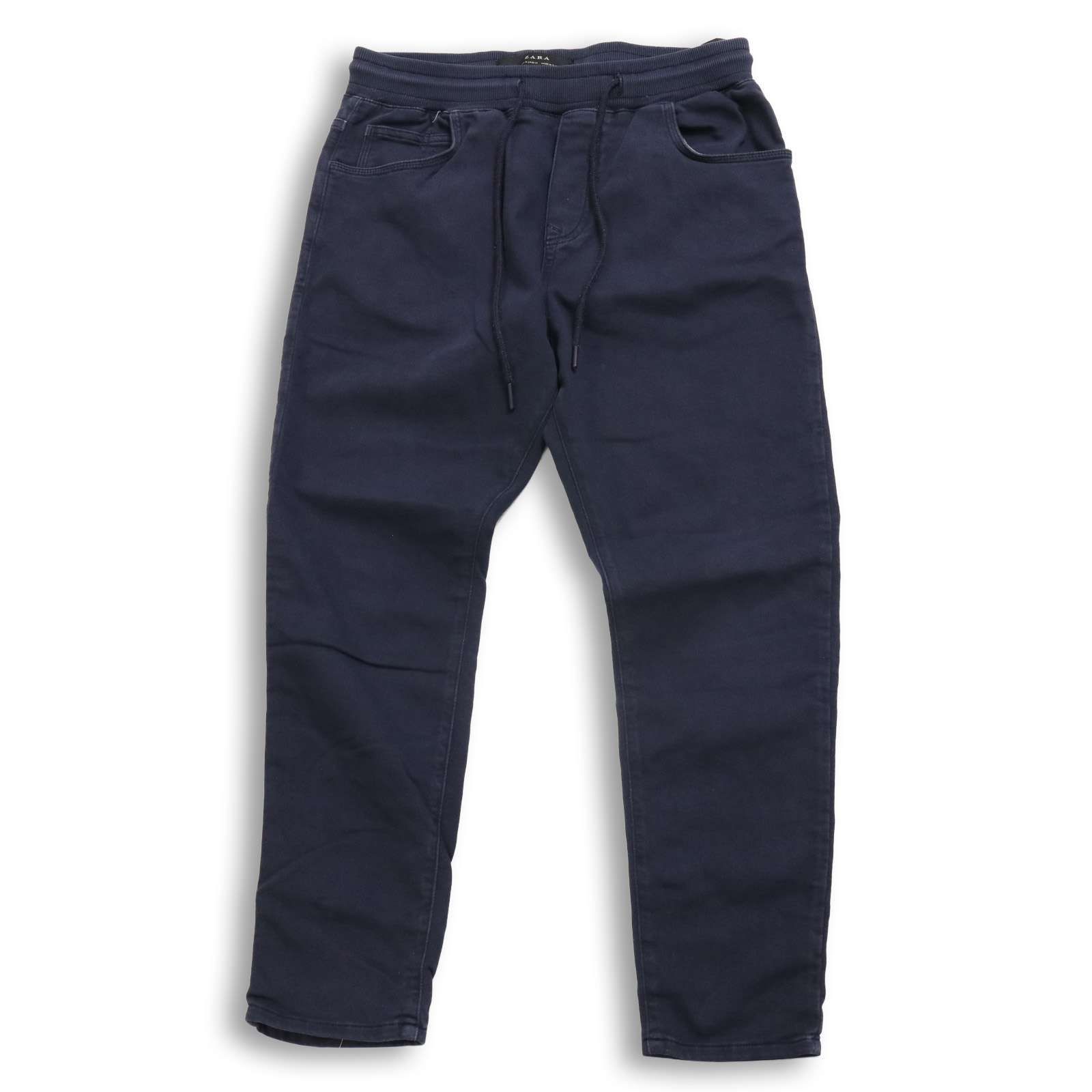 ZARA ザラ 通年 ストレッチ デニム スウェット☆ イージー ジョガー