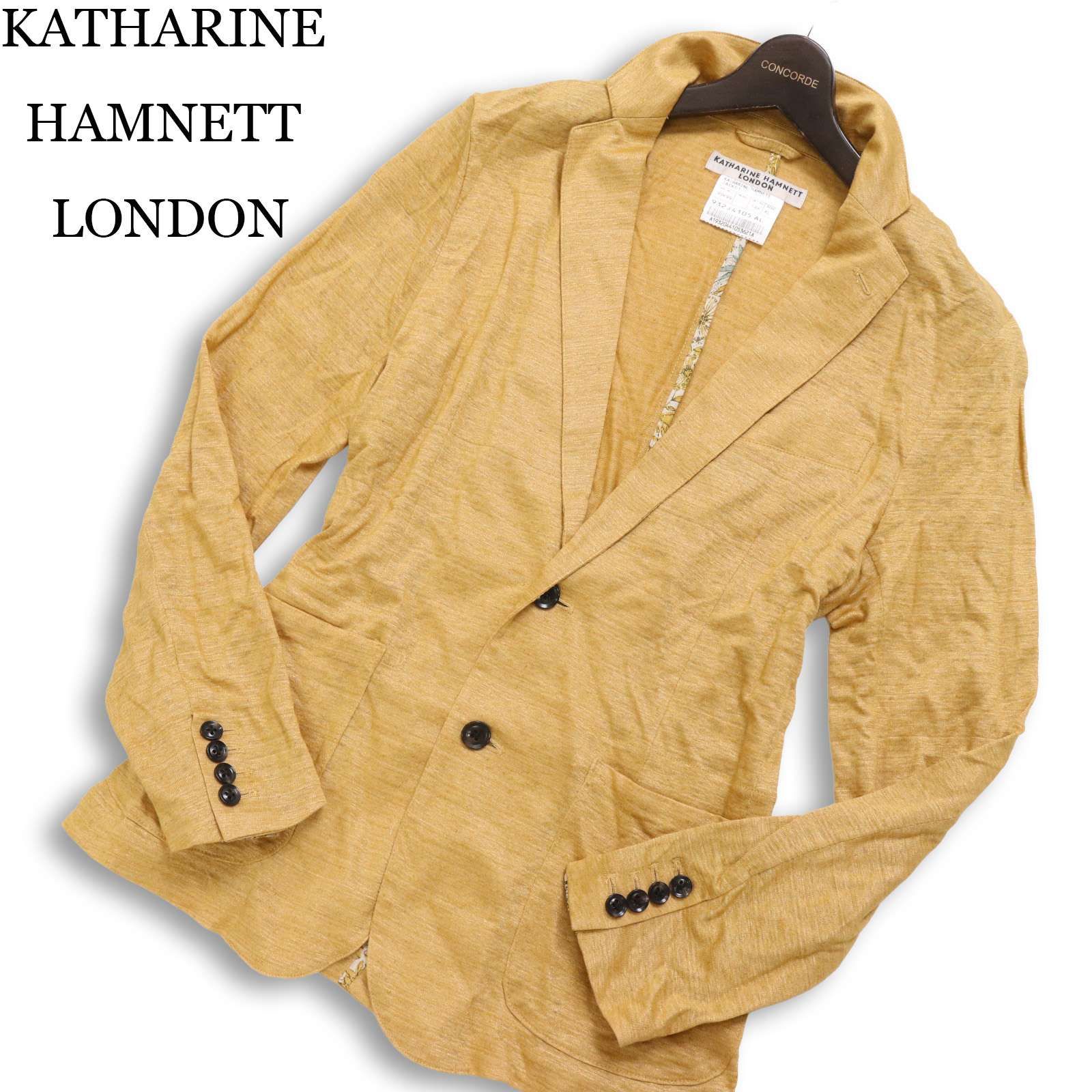KATHARINE HAMNETT LONDON キャサリン ハムネット 春夏 麻 リネン100