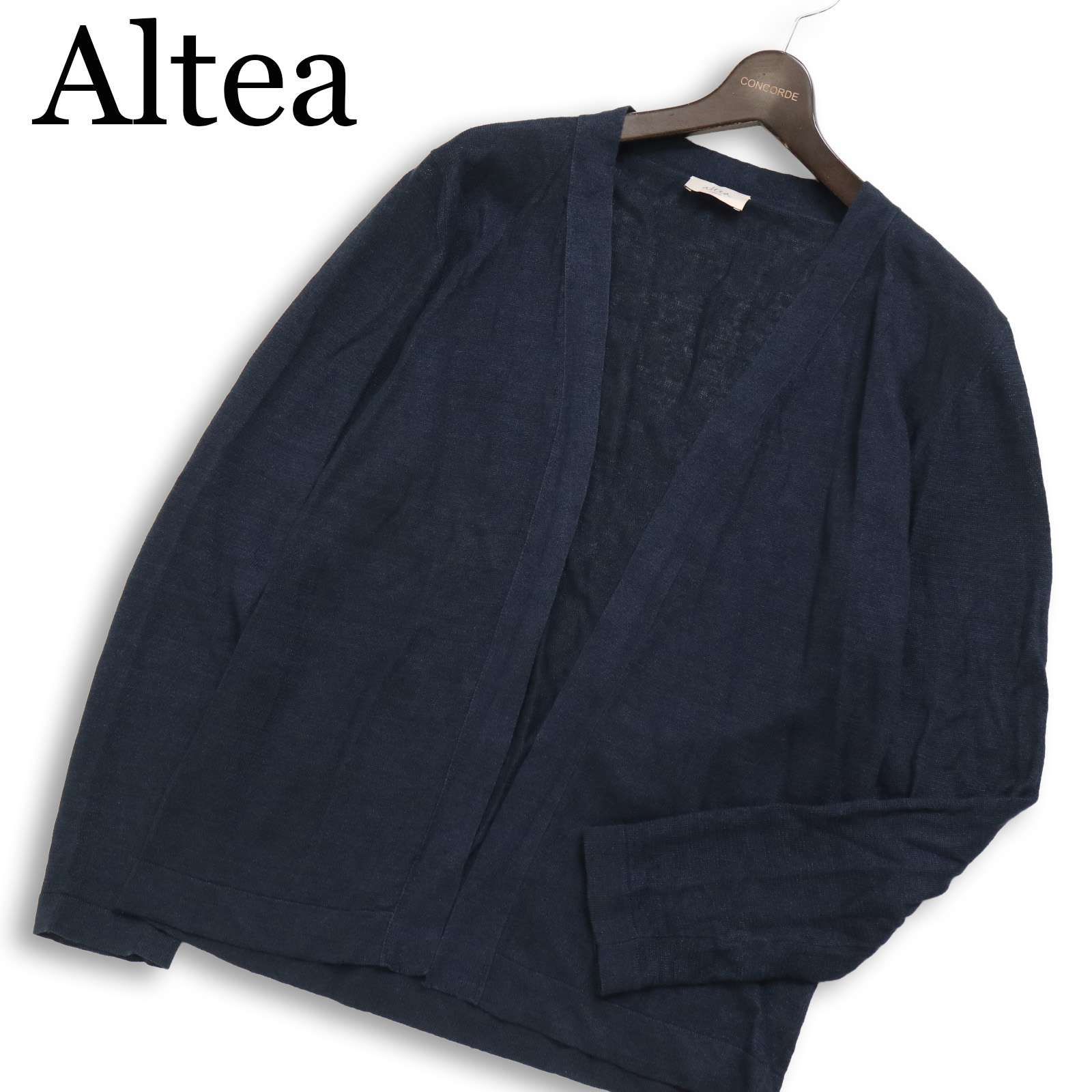 イタリア製☆ Altea アルテア 春夏 麻 リネン100％ ニット 
