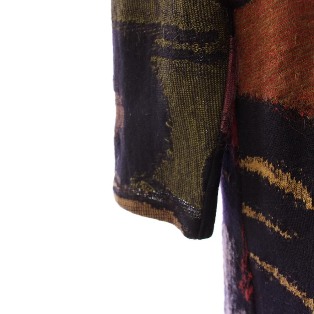 ヨーガンレール JURGEN LEHL チュニック ニット 長袖 ハーフボタン 総