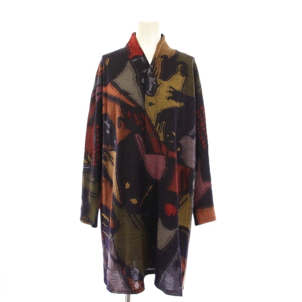 ヨーガンレール JURGEN LEHL チュニック ニット 長袖 ハーフボタン 総