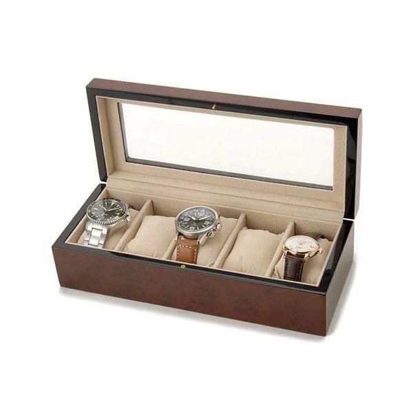 Royal hausen ロイヤルハウゼン 時計収納ケース 木目調 5本収納 大事な