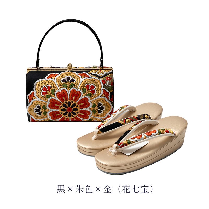 訳あり 草履 バッグセット 正絹 帯地 レディース 女物 送料無料 - メルカリ