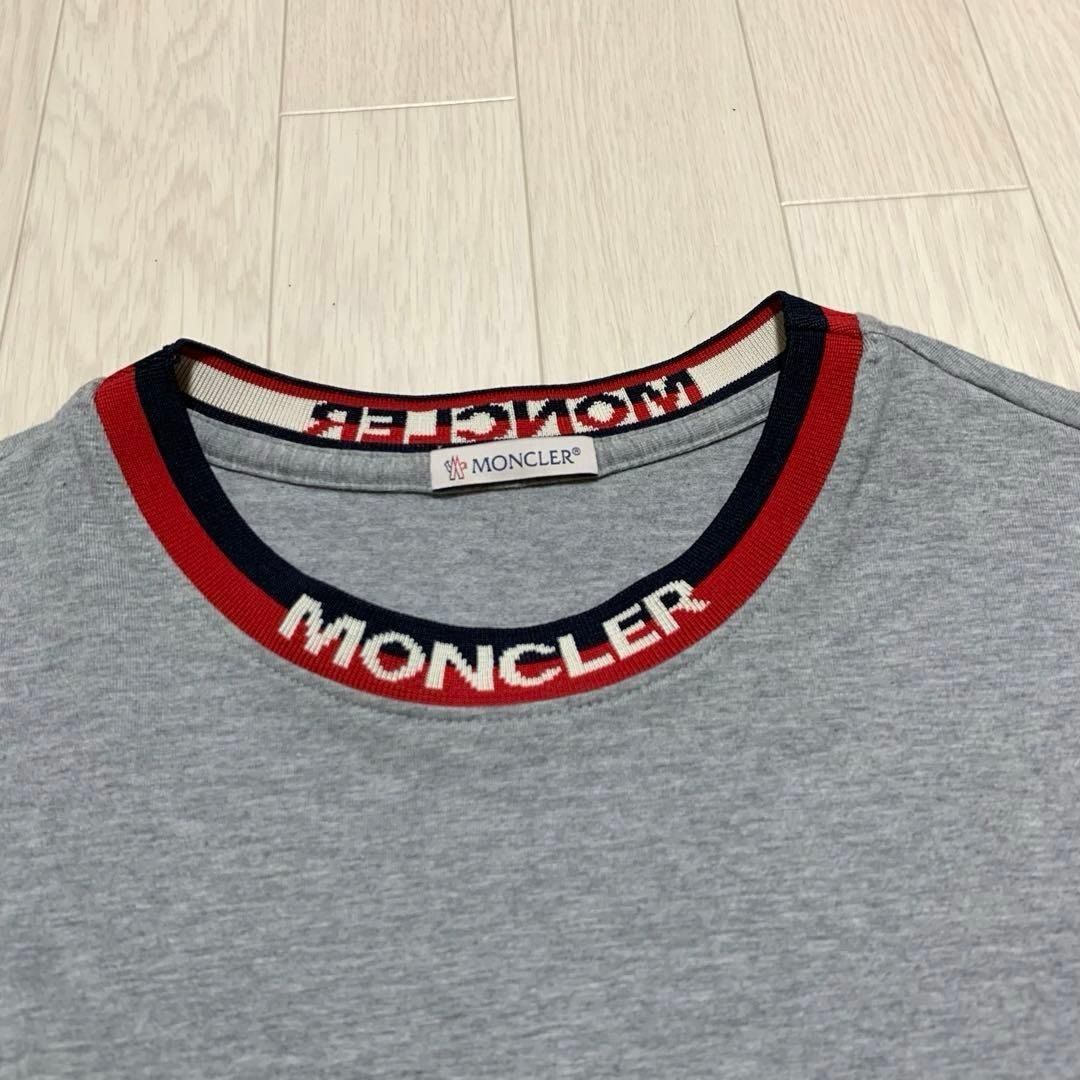 MONCLER レタリング Tシャツ グレー 国内正規品 4S59 - メルカリ