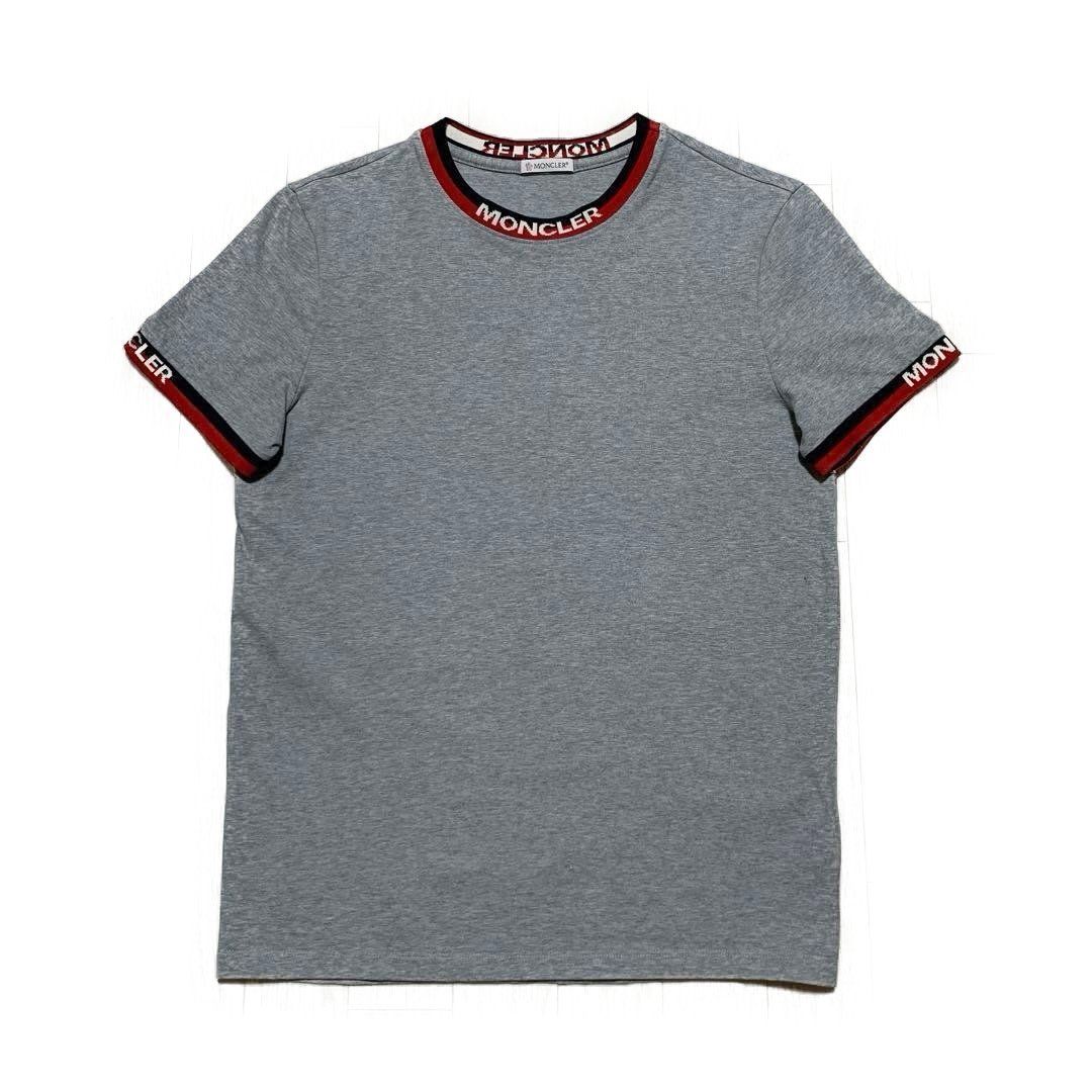MONCLER レタリング Tシャツ グレー 国内正規品 4S59 - メルカリ